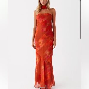 Peppermayo dress with neck scarf